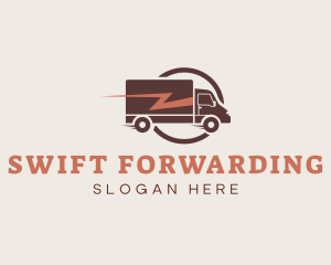 Quick Delivery Truck logo design