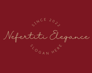 Cursive Elegant Business logo design