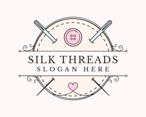 Sewing Tailor Needle logo design