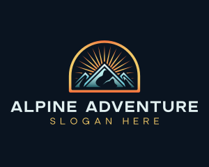 Mountain Valley Adventure logo design