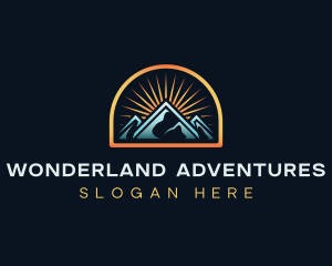 Mountain Valley Adventure logo design