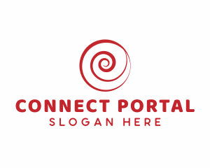 Portal - Abstract Spiral Company logo design