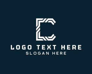 Financial - Computer Digital Tech logo design