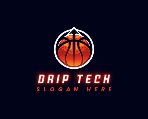 Sports Basketball Arrow logo design