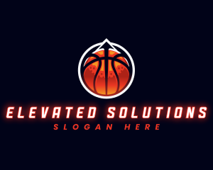 Sports Basketball Arrow logo design