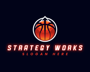 Sports Basketball Arrow logo design