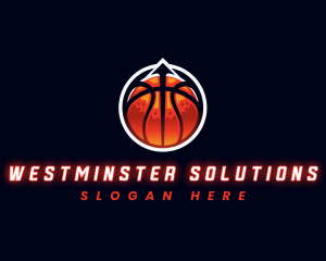 Sports Basketball Arrow logo design