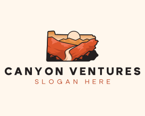 Canyon - Mountain Outdoor Pennsylvania logo design