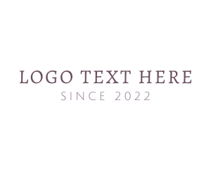 Wordmark - Elegant Deluxe Business logo design
