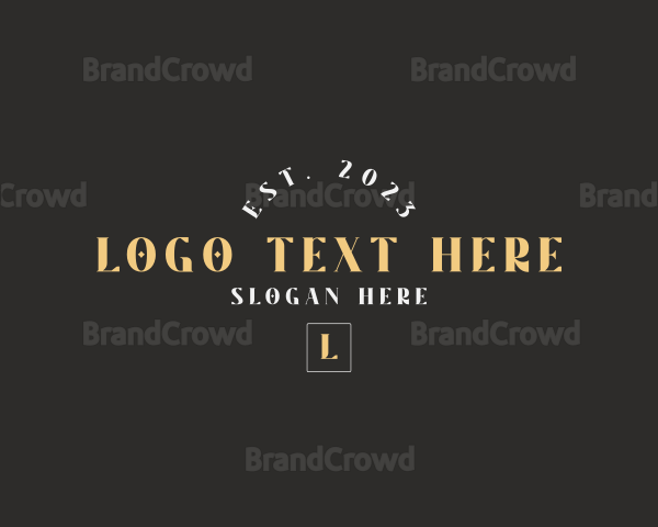 Elegant Fashion Boutique Studio Logo