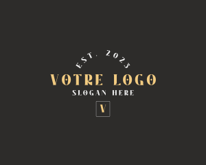 Luxurious - Elegant Fashion Boutique Studio logo design