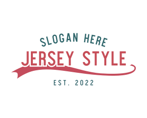 Jersey - Sports League Team Banner logo design