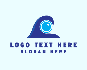 Surf - Blue Wave Photography logo design