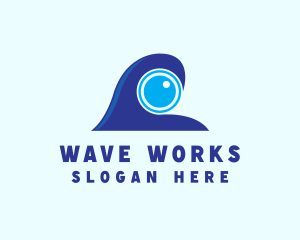 Blue Wave Photography  logo design