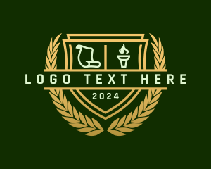 Teacher - Learning Education Academy logo design