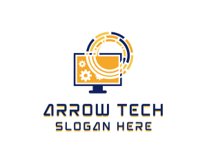 Computer Tech Repair logo design