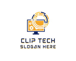 Computer Tech Repair logo design