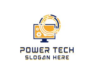 Elearning - Computer Tech Repair logo design