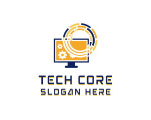 Computer Tech Repair logo design