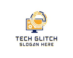 Computer Tech Repair logo design