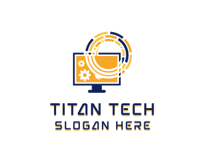 Computer Tech Repair logo design