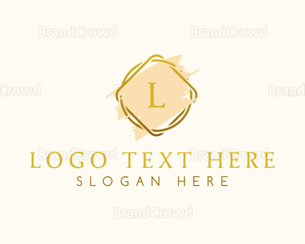 Luxury Cosmetics Frame Logo