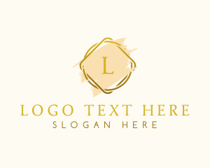 Luxury Cosmetics Frame logo design