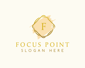 Luxury Cosmetics Frame logo design