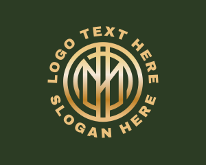 Trade - Elegant Crypto Letter M logo design