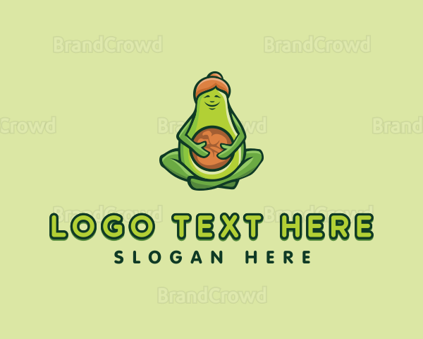 Healthy Pregnant Avocado Logo