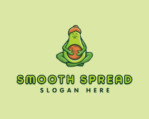 Healthy Pregnant Avocado  logo design