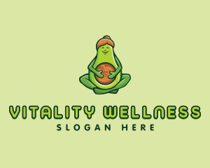 Healthy Pregnant Avocado  logo design