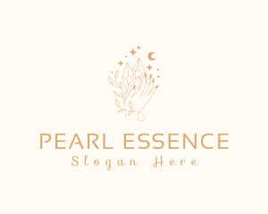 Pearl - Woman Hand Jewelry logo design