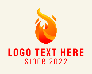 Flaming - Flame Gas Energy logo design