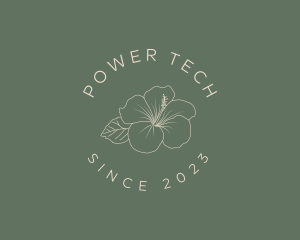 Delicate - Hibiscus Beauty Flower logo design