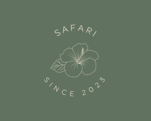 Fragrance - Hibiscus Beauty Flower logo design