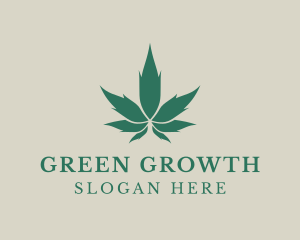 Cannabis Marijuana Weed logo design