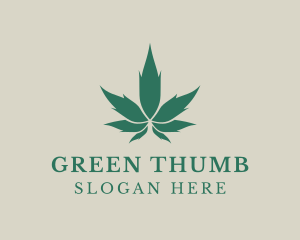 Cannabis Marijuana Weed logo design