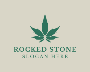 Stoned - Cannabis Marijuana Weed logo design