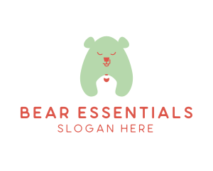 Bear - Baby Bear Cub logo design