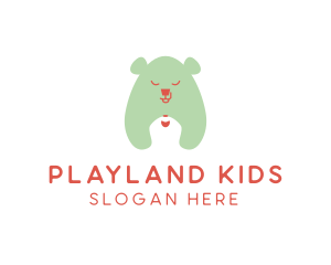 Baby Bear Cub logo design