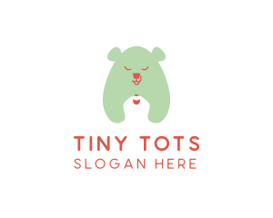 Baby - Baby Bear Cub logo design