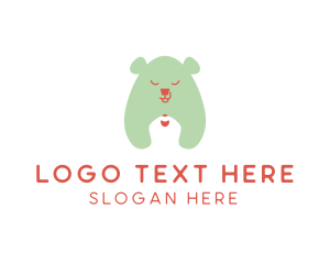 Baby - Baby Bear Cub logo design