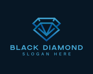 Crystal Diamond Gem logo design