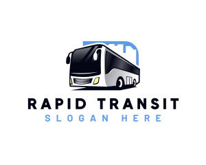 Bus Transportation Transit logo design