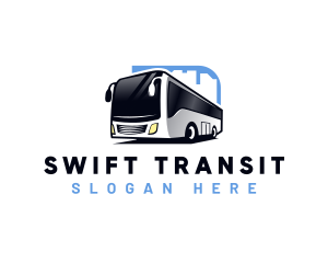 Transit - Bus Transportation Transit logo design