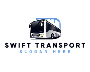 Bus Transportation Tour logo design