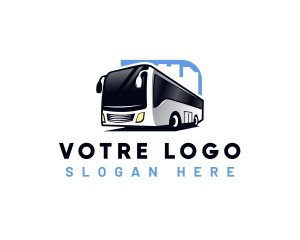 Rental - Bus Transportation Transit logo design