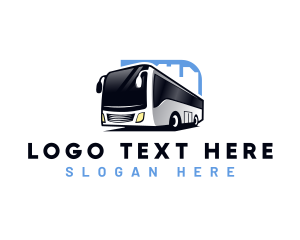 Rental - Bus Transportation Transit logo design