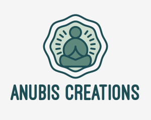 Meditation Zen Buddha logo design